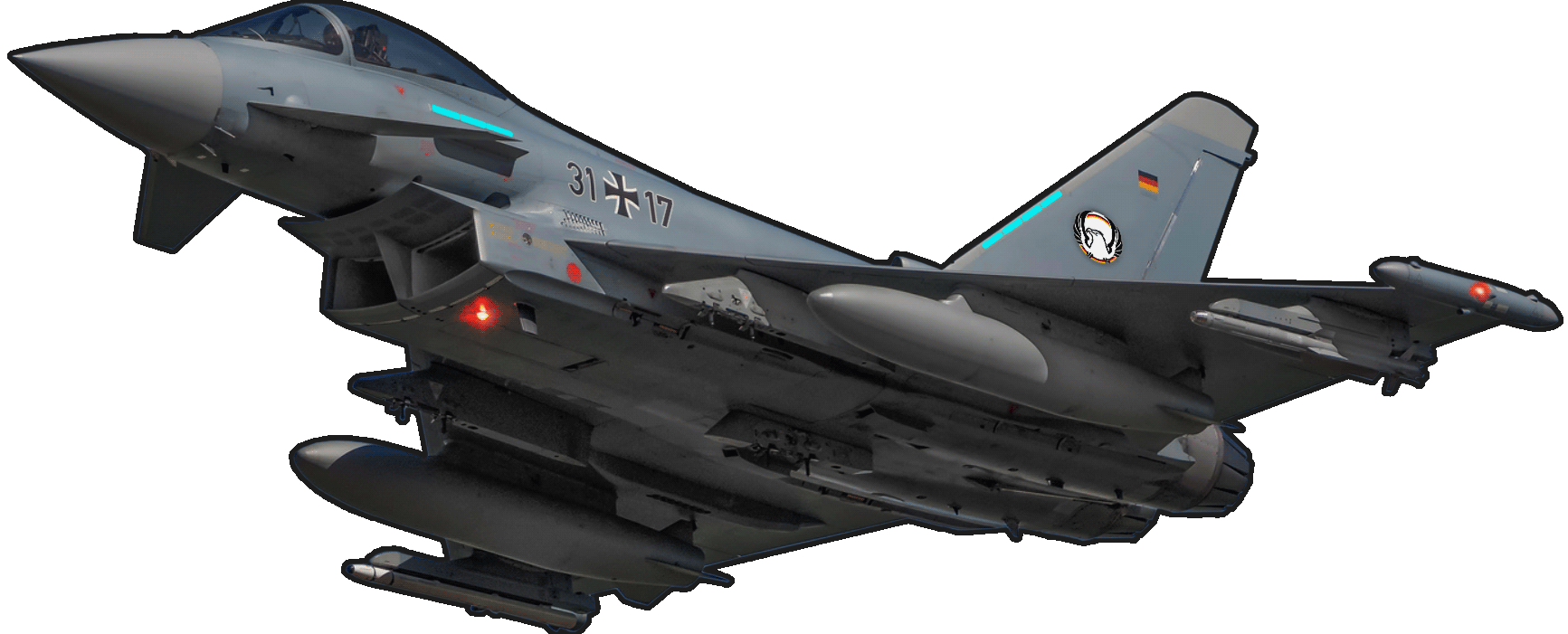 Eurofighter mit Kennung 17